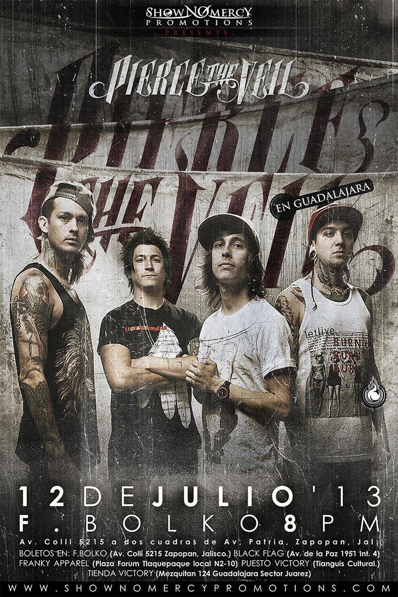 Pierce The Veil Decorative Painting (paper and canvas) art poster printing print