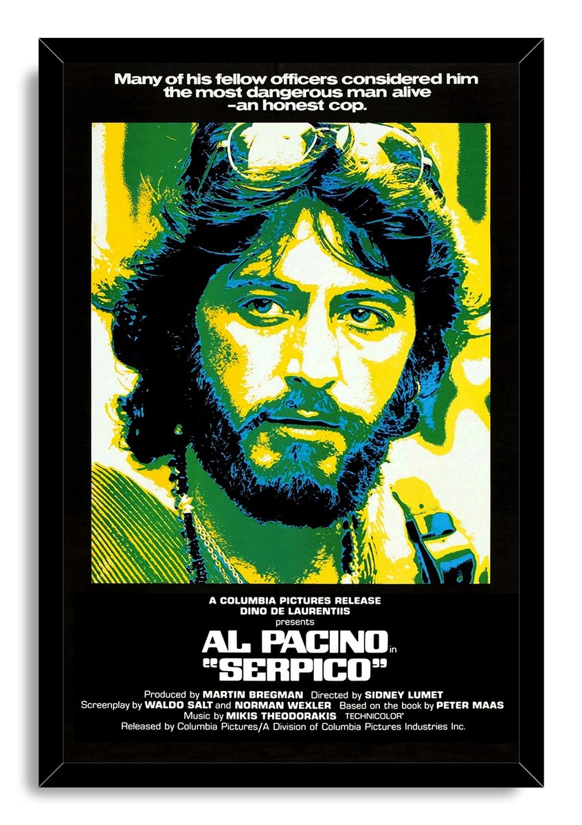 Al Pacino Serpico Decorative Painting (paper and canvas) art poster printing print