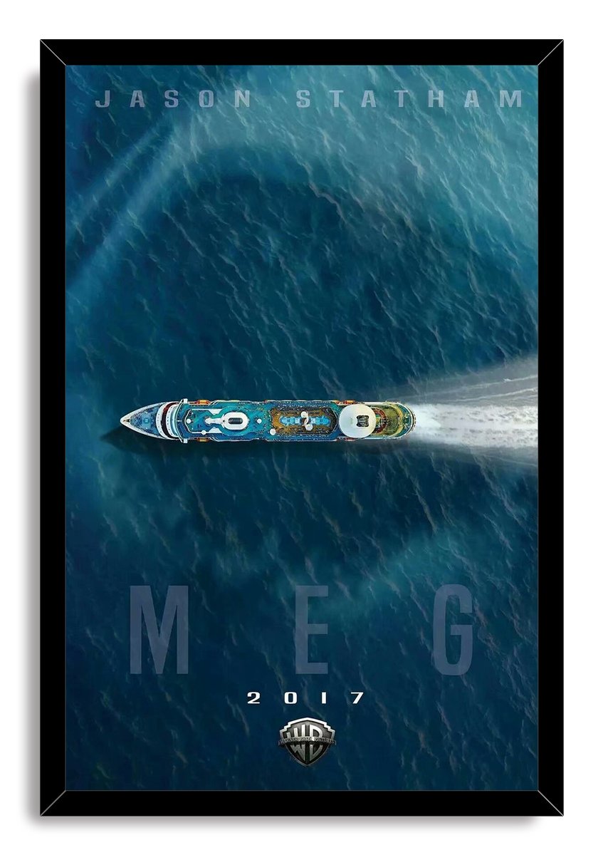 Meg Movie Jason Statham Decorative Painting (paper and canvas) art poster printing print