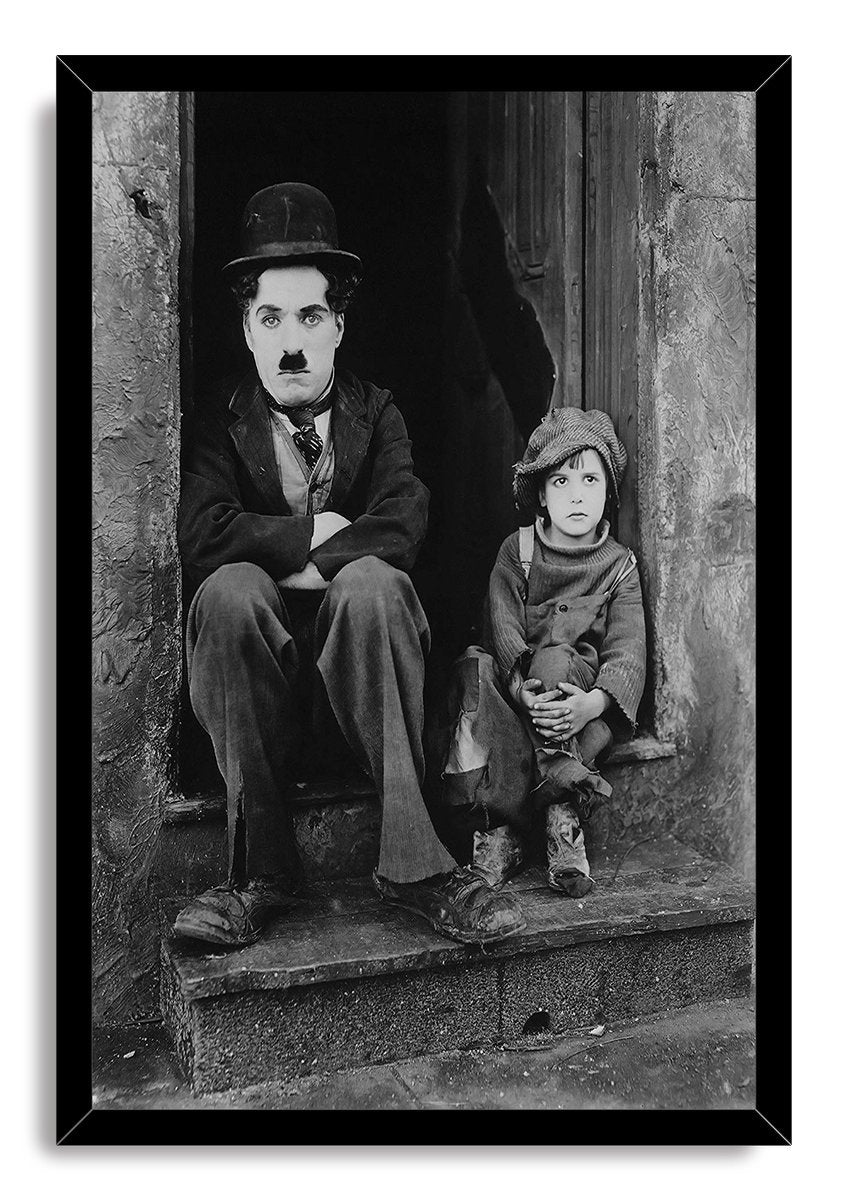 Charlie Chaplin The Kid Decorative Painting (paper and canvas) art poster printing print
