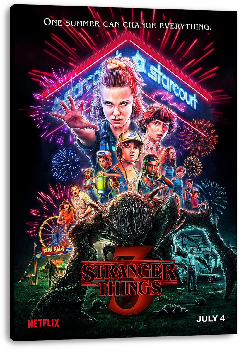 Stranger Things Season 3 Poster Decorative Painting (paper and canvas) art poster printing print