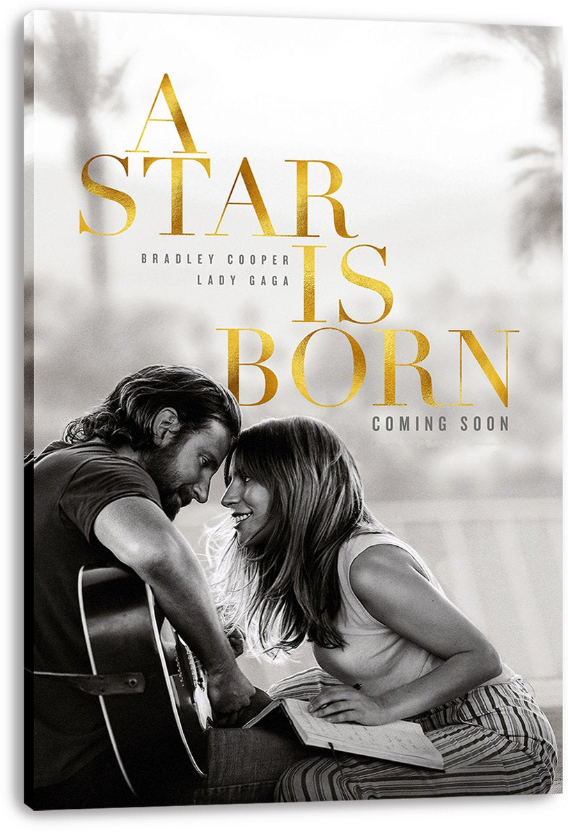 A Star Is Born Bradley Cooper Lady Gaga Decorative Painting (paper and canvas) art poster printing print