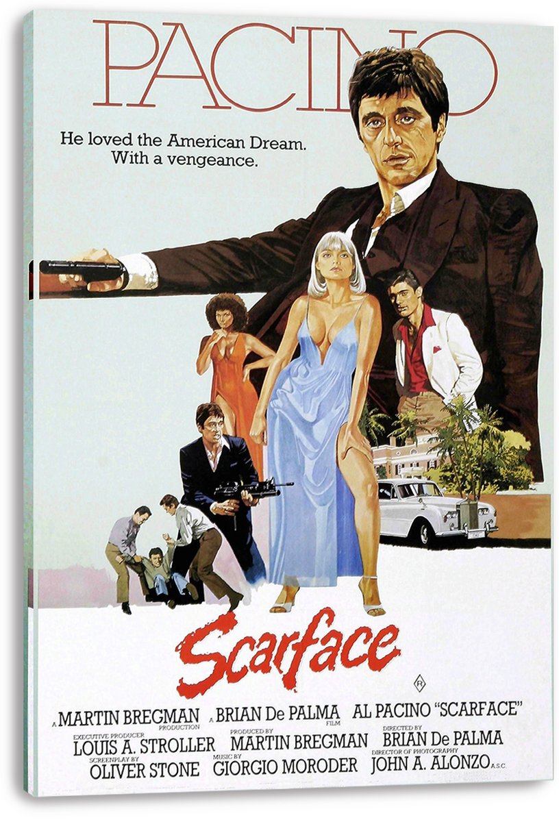 Scarface Movie Decorative Painting (paper and canvas) art poster printing print