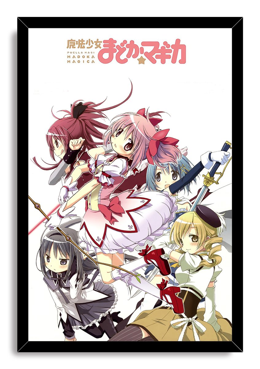 Puella Magi Madoka Magica Anime Characters Decorative Painting (paper and canvas) art poster printing print