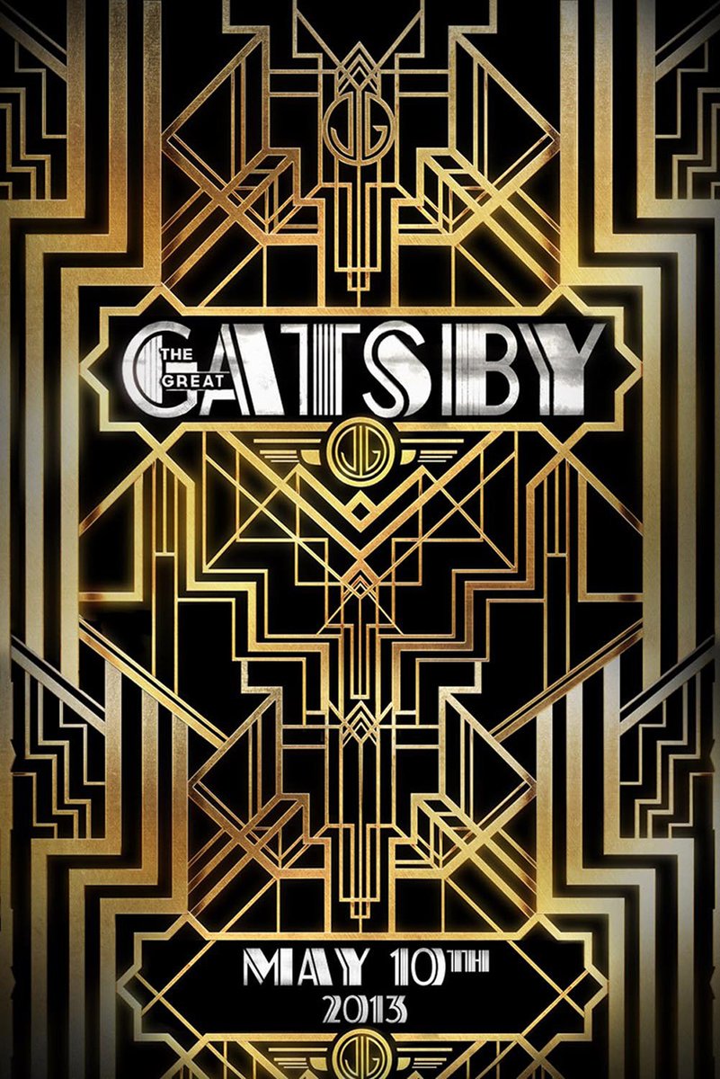 The Great Gatsby Art Deco Movie Poster Decorative Painting (paper and canvas) art poster printing print