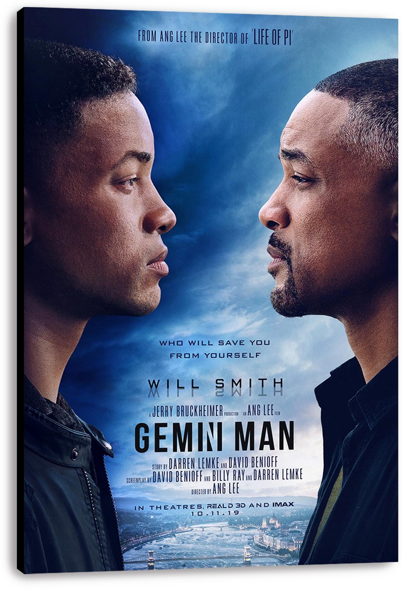 Gemini Man Will Smith Decorative Painting (paper and canvas) art poster printing print
