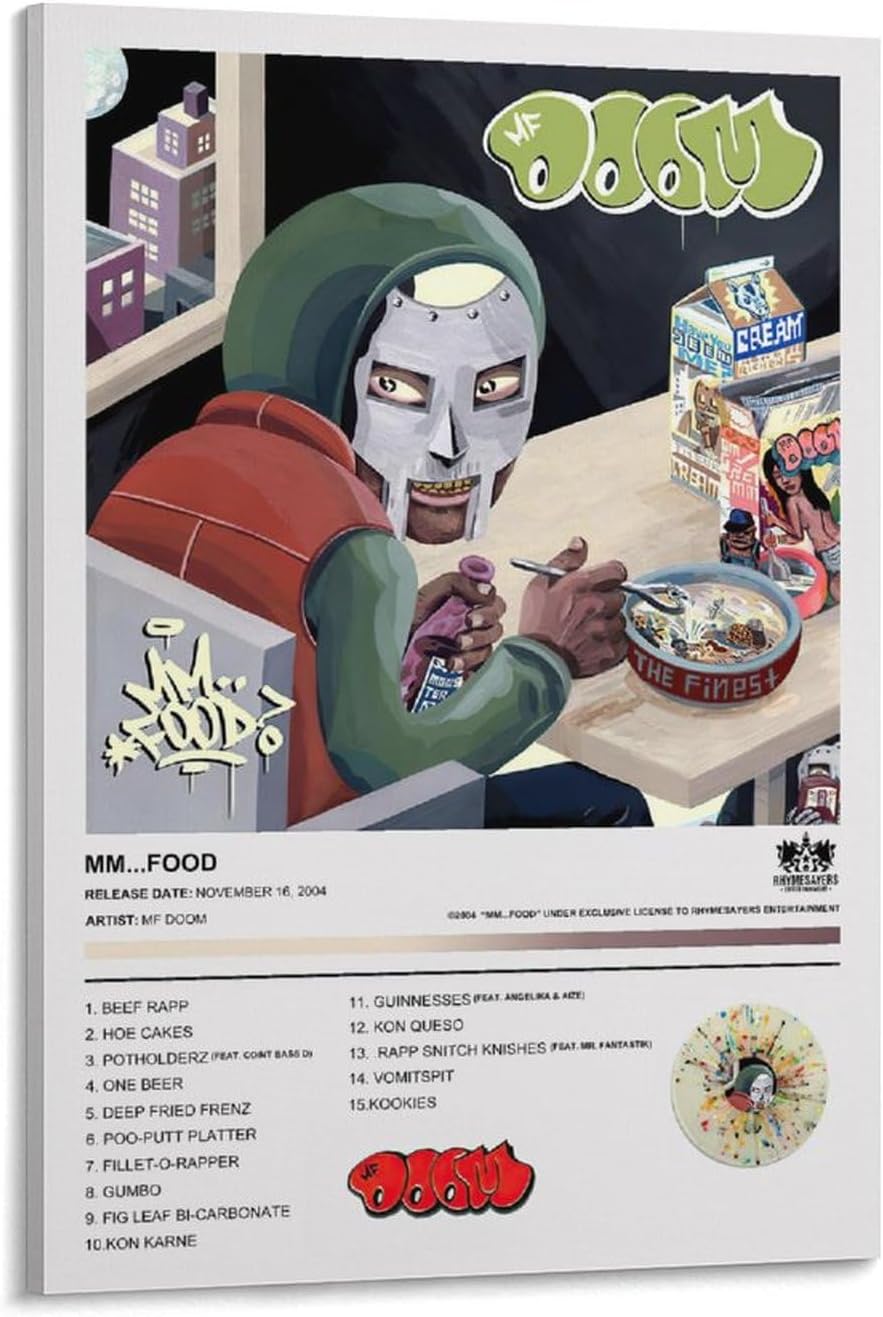 MM FOOD Album Wall Art Print Poster (paper and canvas) art poster printing print