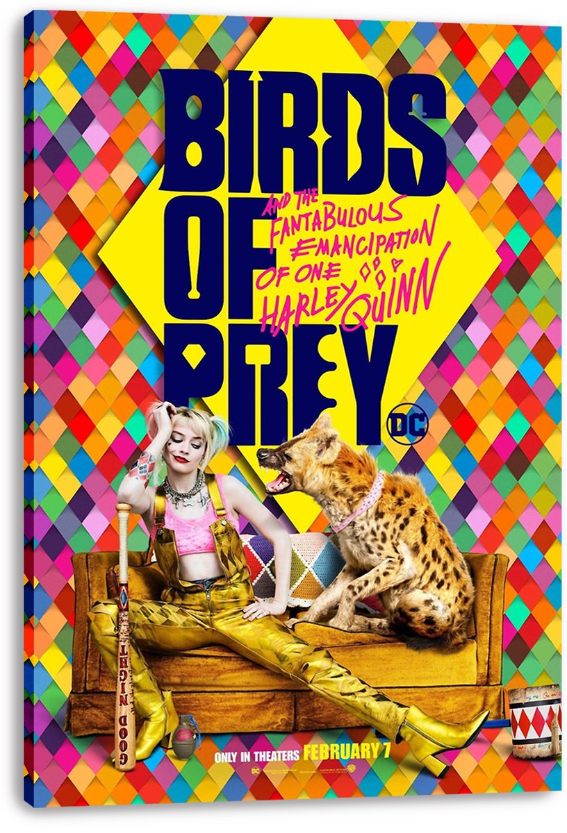 Harley Quinn Birds of Prey Decorative Painting (paper and canvas) art poster printing print