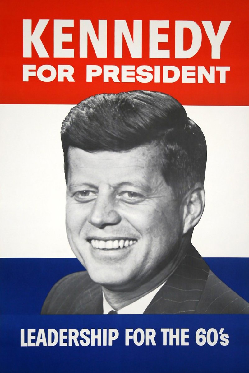 John F. Kennedy JFK Campaign Poster Decorative Painting (paper and canvas) art poster printing print