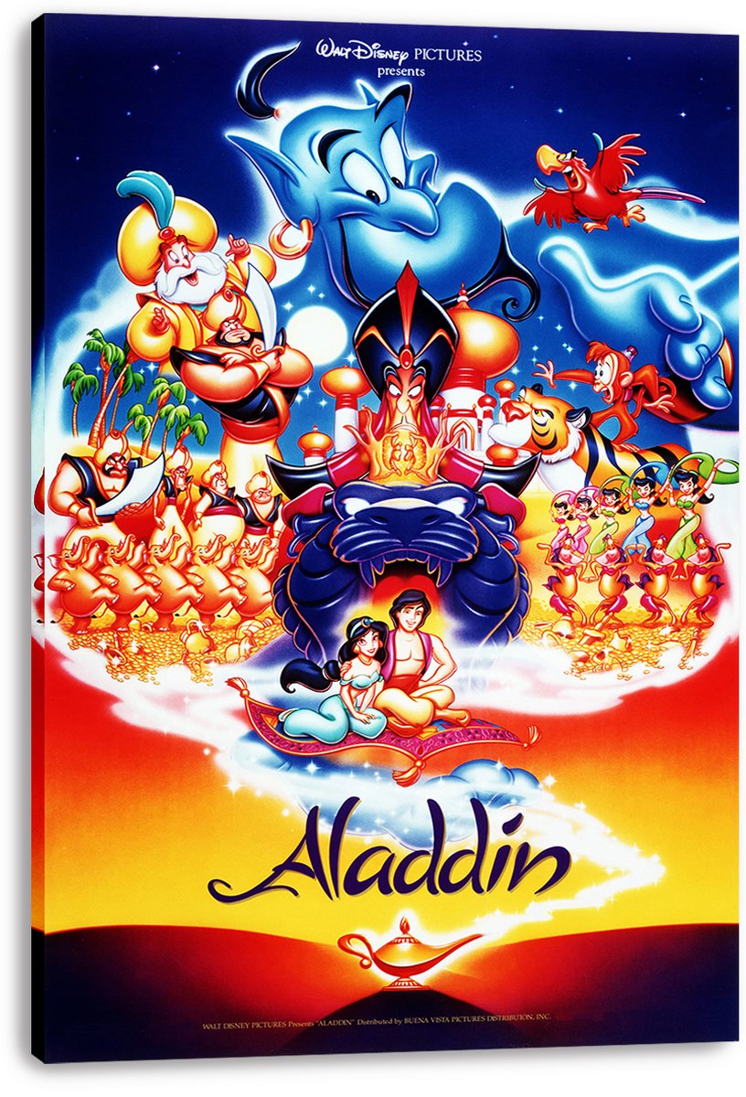 Disney Aladdin Movie Poster Decorative Painting (paper and canvas) art poster printing print