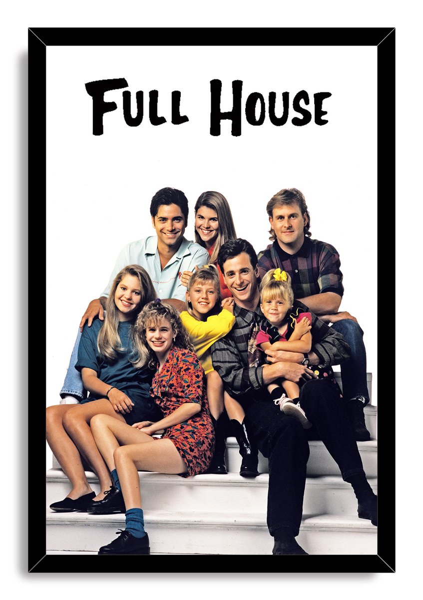 Full House Cast Decorative Painting (paper and canvas) art poster printing print