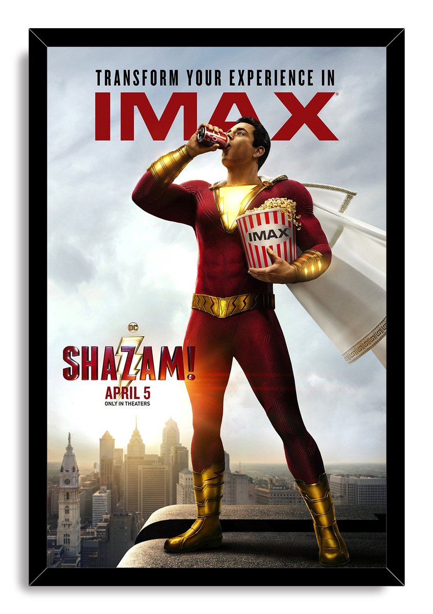 Shazam Movie Poster Decorative Painting (paper and canvas) art poster printing print