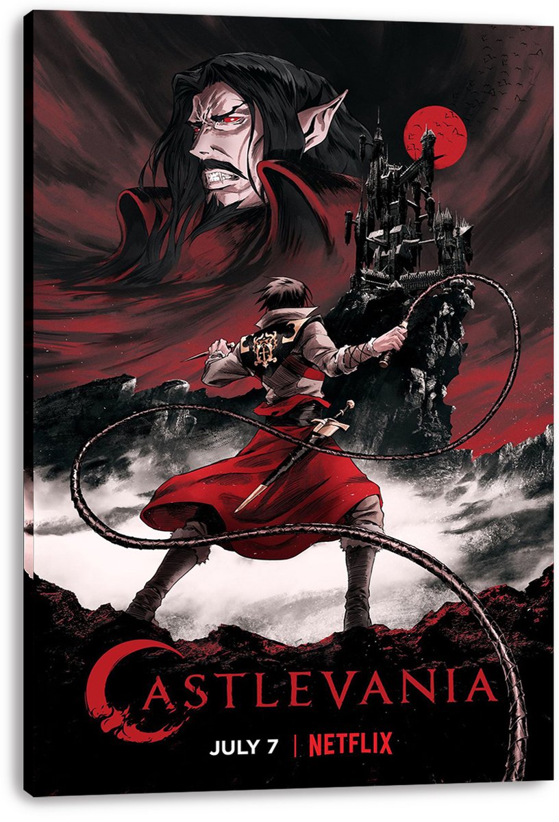 Castlevania Decorative Painting (paper and canvas) art poster printing print