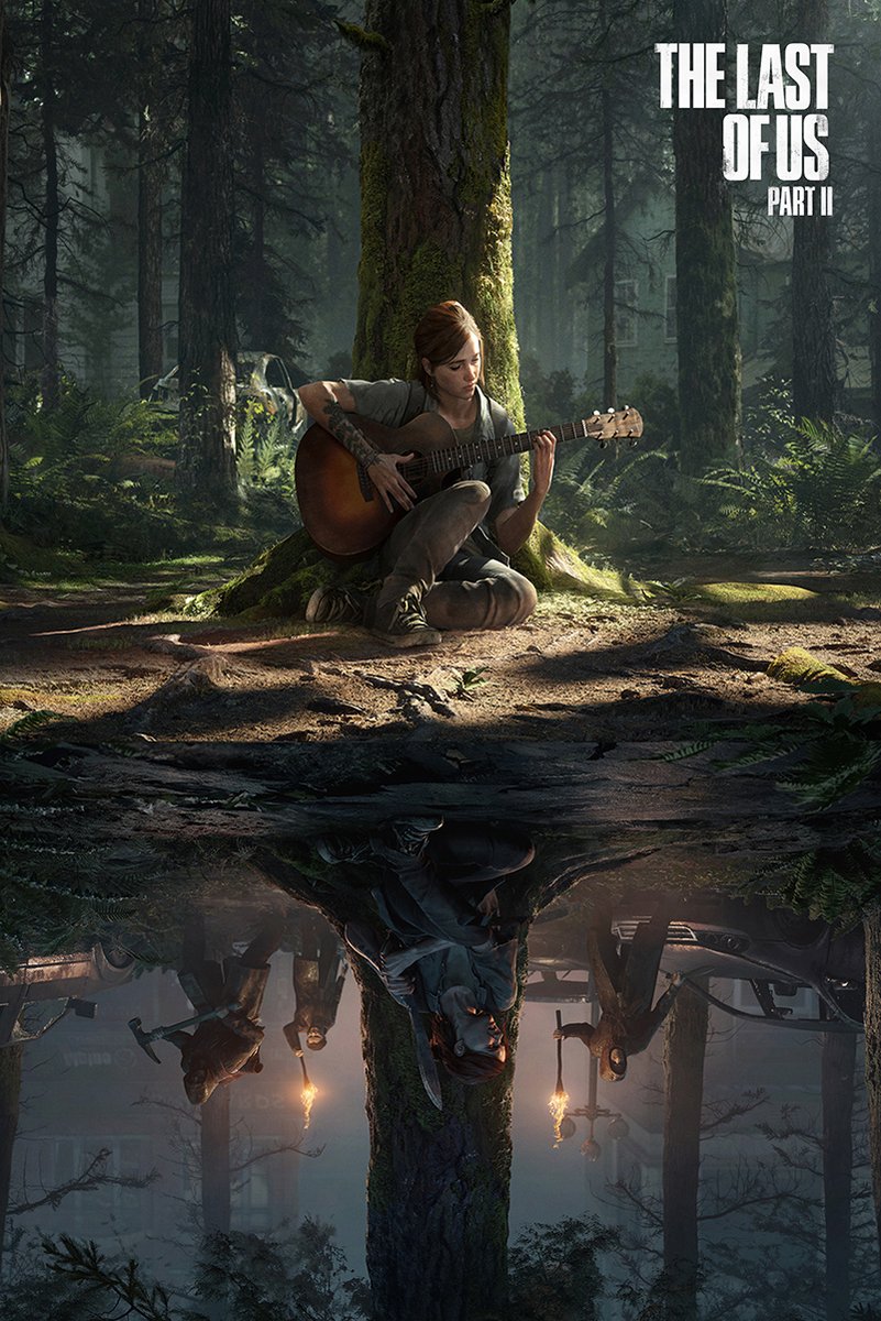 Ellie The Last of Us Part II Decorative Painting (paper and canvas) art poster printing print