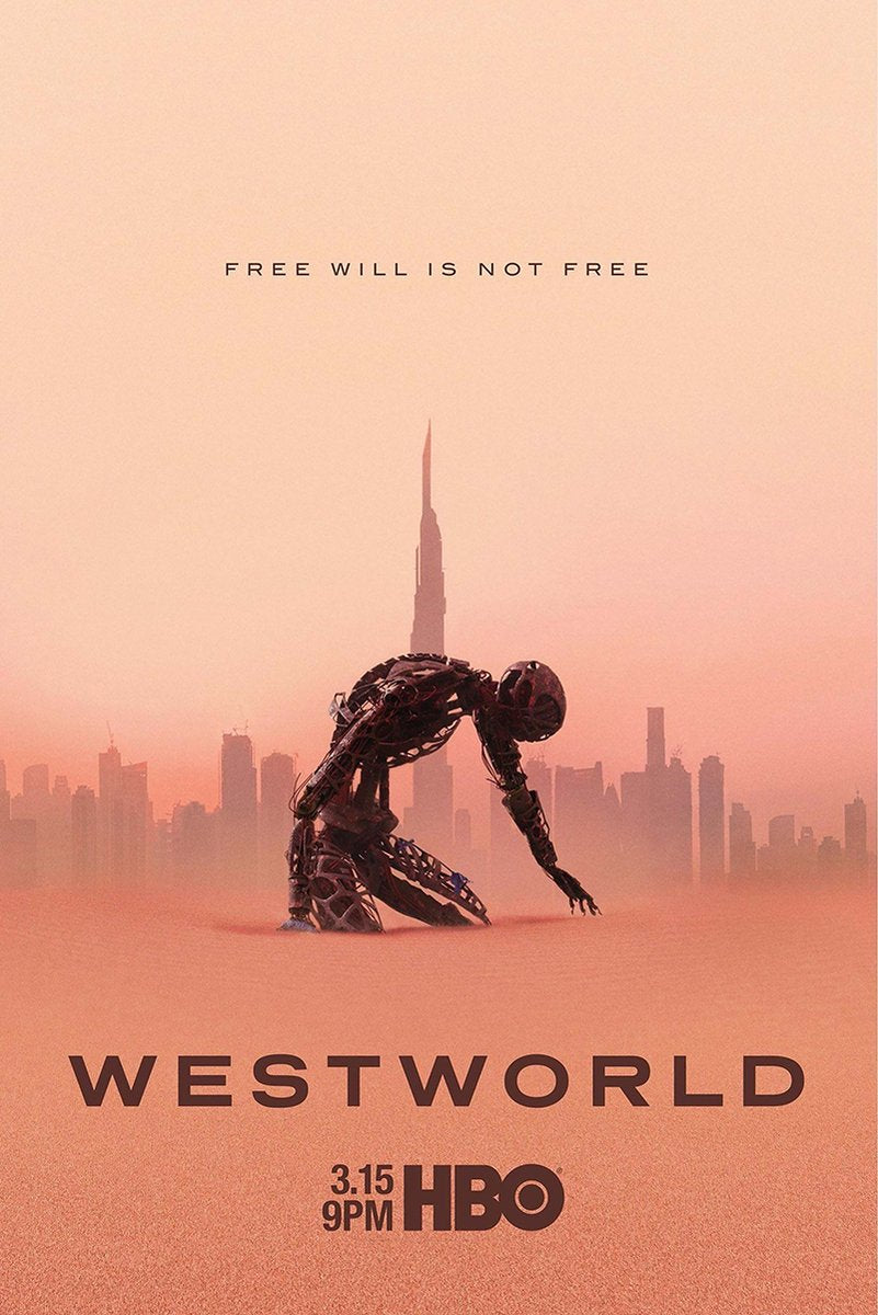 Westworld Dystopian Android Future City Decorative Painting (paper and canvas) art poster printing print