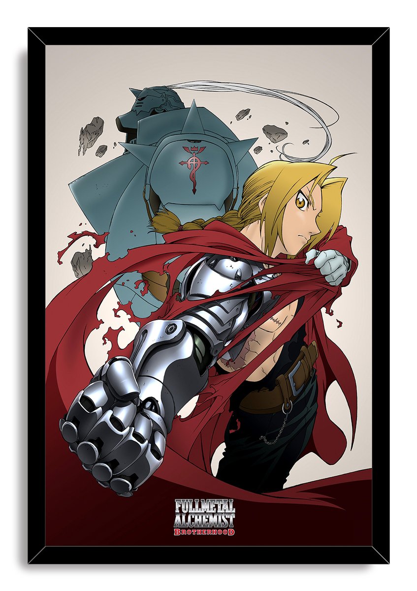 Fullmetal Alchemist Brotherhood Edward Alphonse Elric Decorative Painting (paper and canvas) art poster printing print