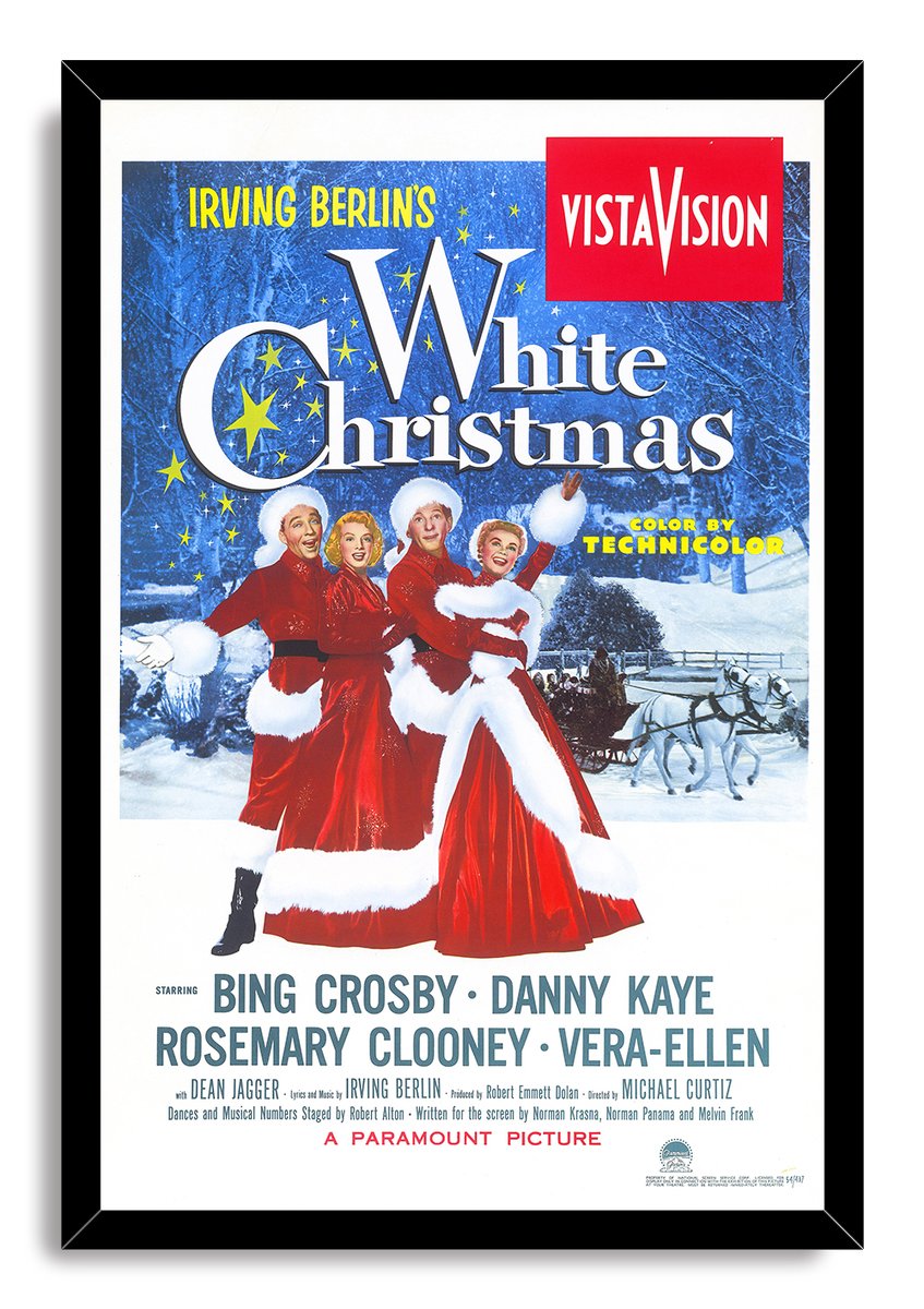 White Christmas Movie Poster Decorative Painting (paper and canvas) art poster printing print