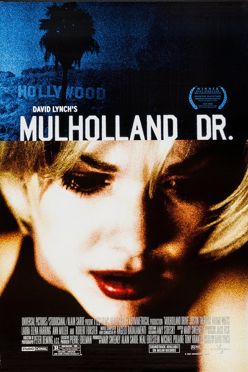 David Lynch's Mulholland Dr. Movie Poster Decorative Painting (paper and canvas) art poster printing print