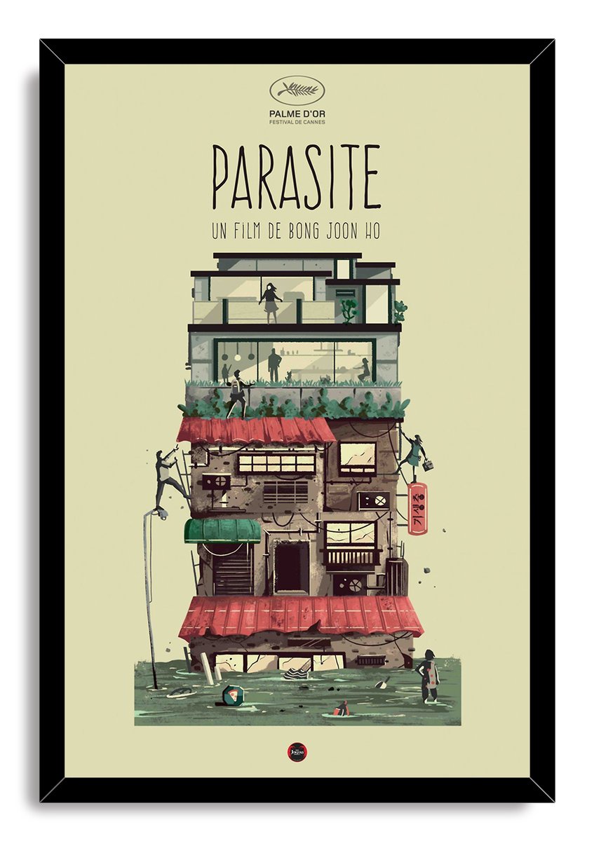 Parasite Movie Bong Joon Ho Decorative Painting (paper and canvas) art poster printing print