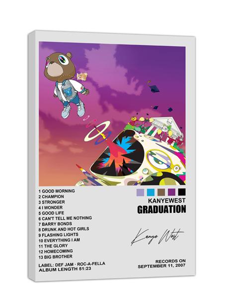 Kanye West Graduation Album Cover Posters (paper and canvas) art poster printing print B0CQMGF3DR