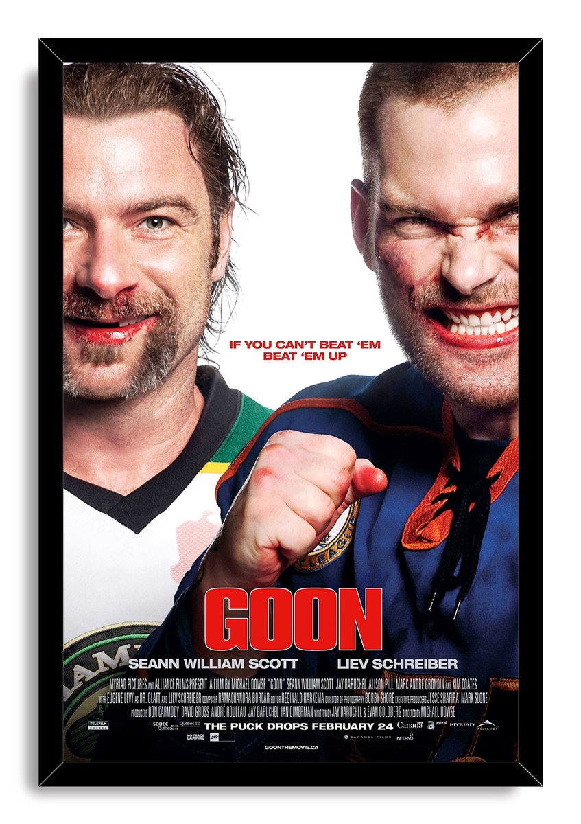 Goon Movie Poster - Seann William Scott and Liev Schreiber Decorative Painting (paper and canvas) art poster printing print