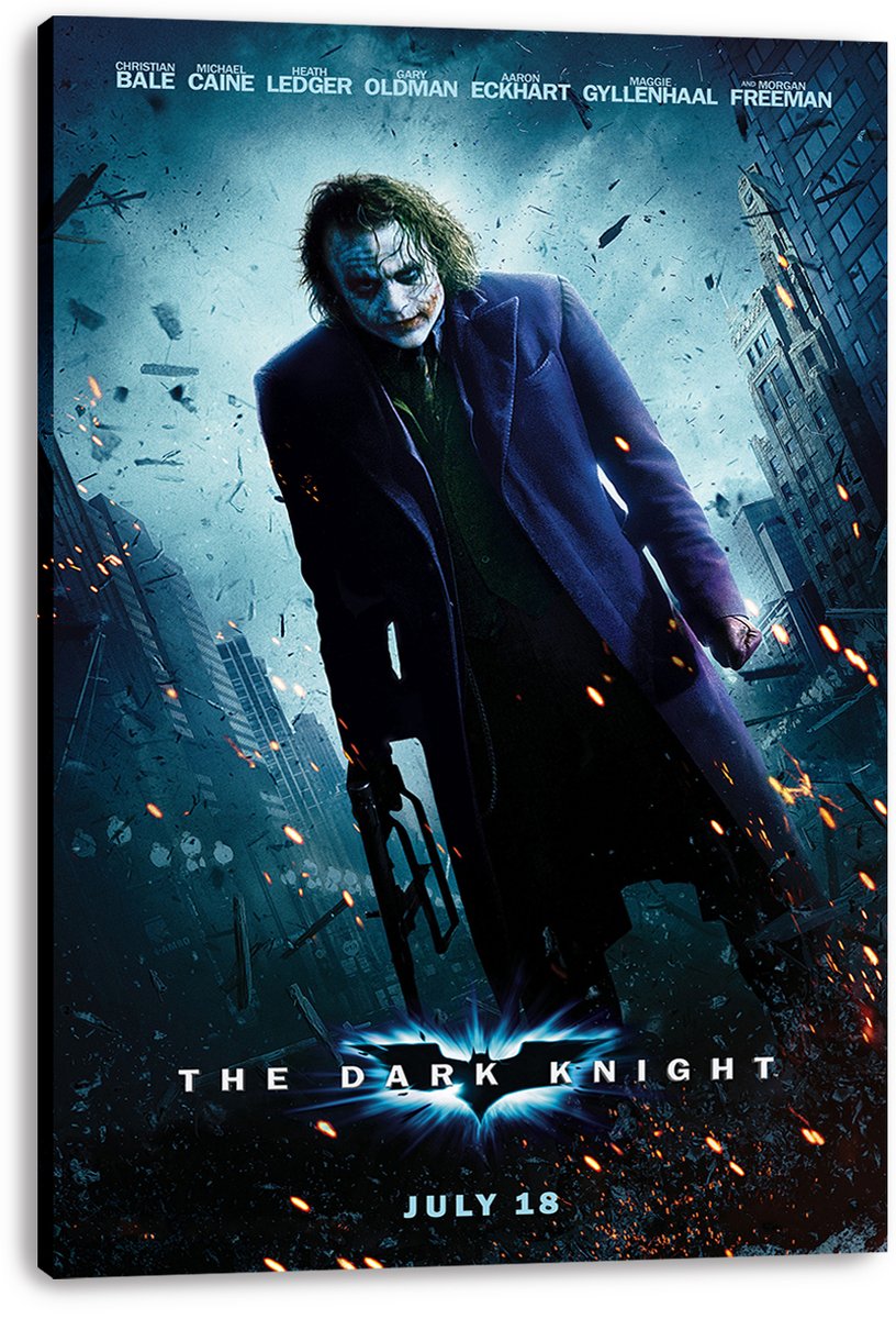 The Dark Knight Joker Decorative Painting (paper and canvas) art poster printing print