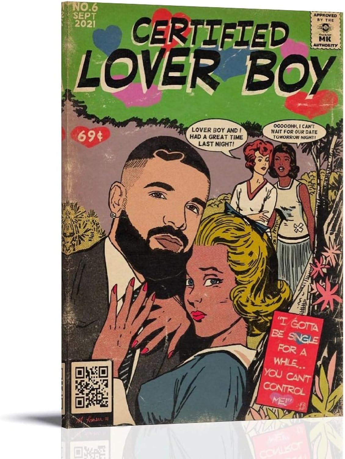 Drake Vintage Poster Decorative Painting Posters (Paper and Canvas) Art Poster Printing Print