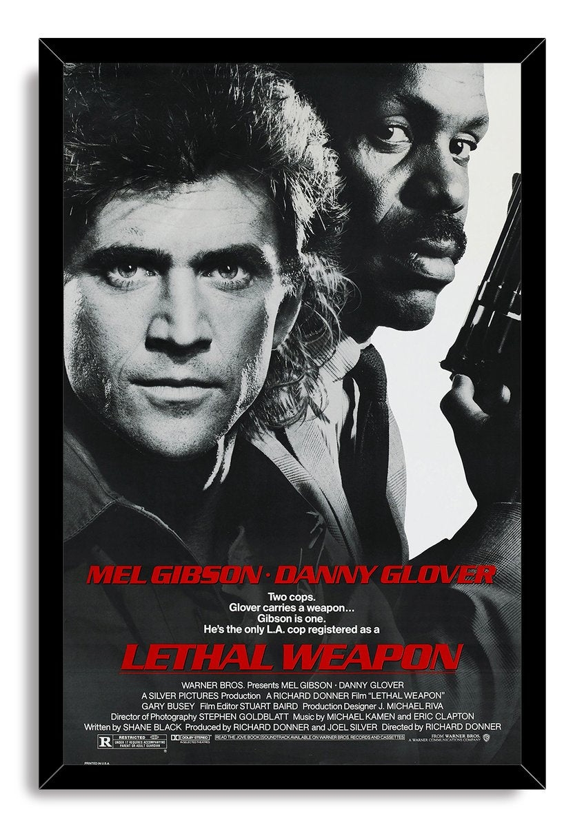 Lethal Weapon Mel Gibson Danny Glover Decorative Painting (paper and canvas) art poster printing print