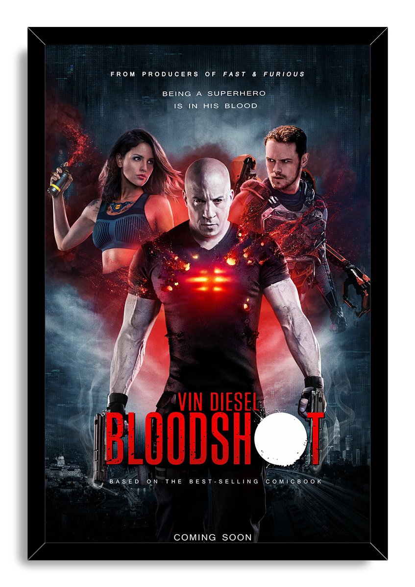 Bloodshot Movie Poster Decorative Painting (paper and canvas) art poster printing print